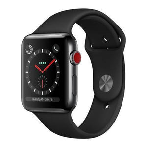 Apple Watch Series 3 42mm Stainless Steel (GPS + Cellular) Black - ReVamp Electronics